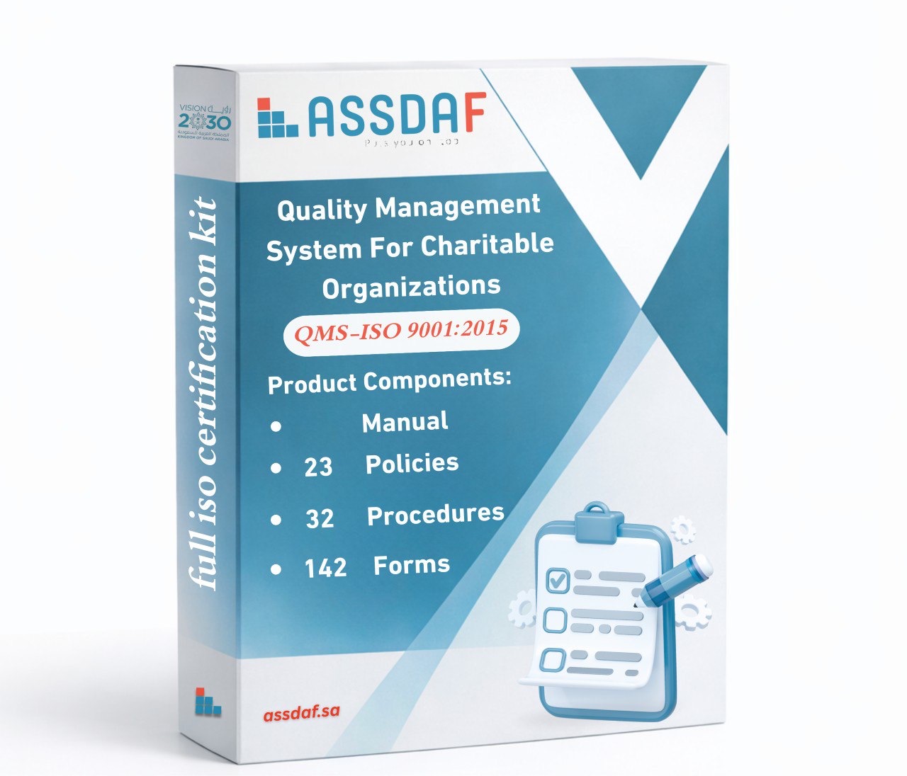 Quality Management System for Charitable Organizations (QMS – ISO 9001:2015)